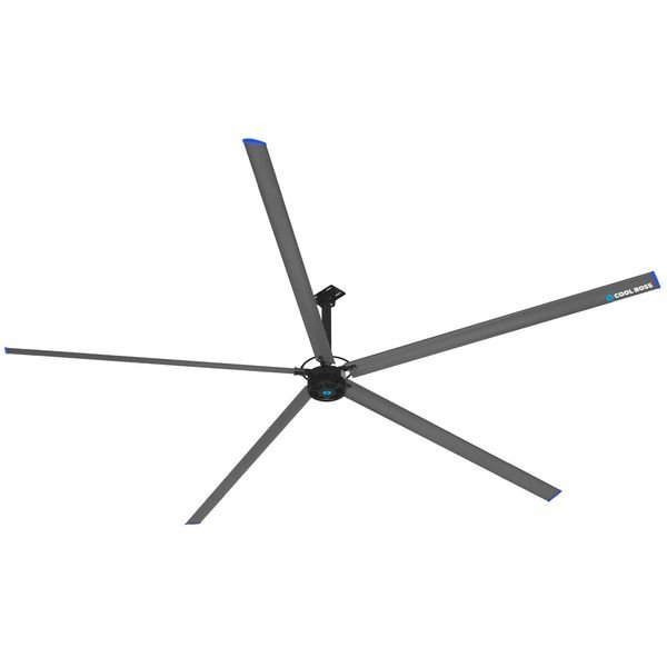 CB-24HVLS Cool Boss CB-24HVLS overhead industrial ceiling fan with 24 foot blades