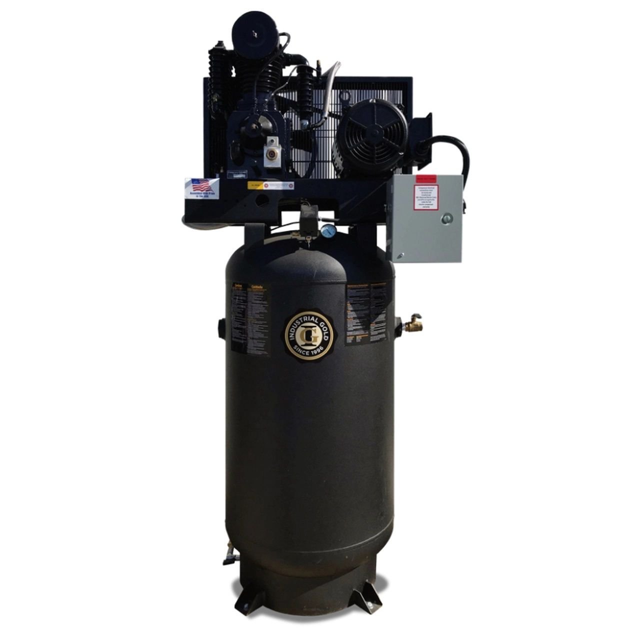 Industrial Gold CI7523E80V c17523e80v-three-phase-two-stage-Industrial-Gold-6010280-air-compressor