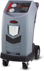 Robinair 34788NI-H A/C recovery, recycle, and recharge machine shown in a full front view with dual gauges, digital controls, and durable shop-ready construction