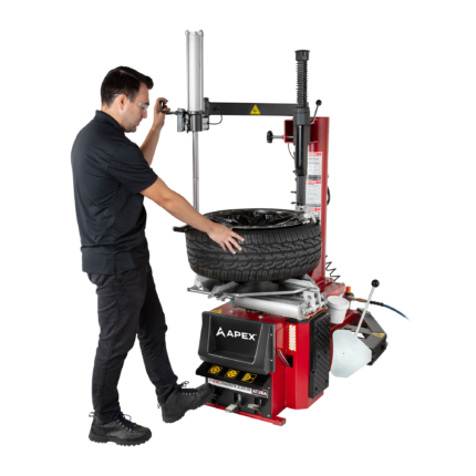 APEX AT26A Swing-Arm Tire Changer with Assist Tower