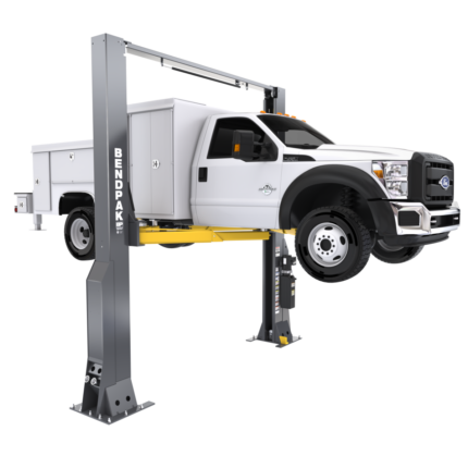 BendPak 16AP heavy-duty two-post lift with 16,000-lb lifting capacity