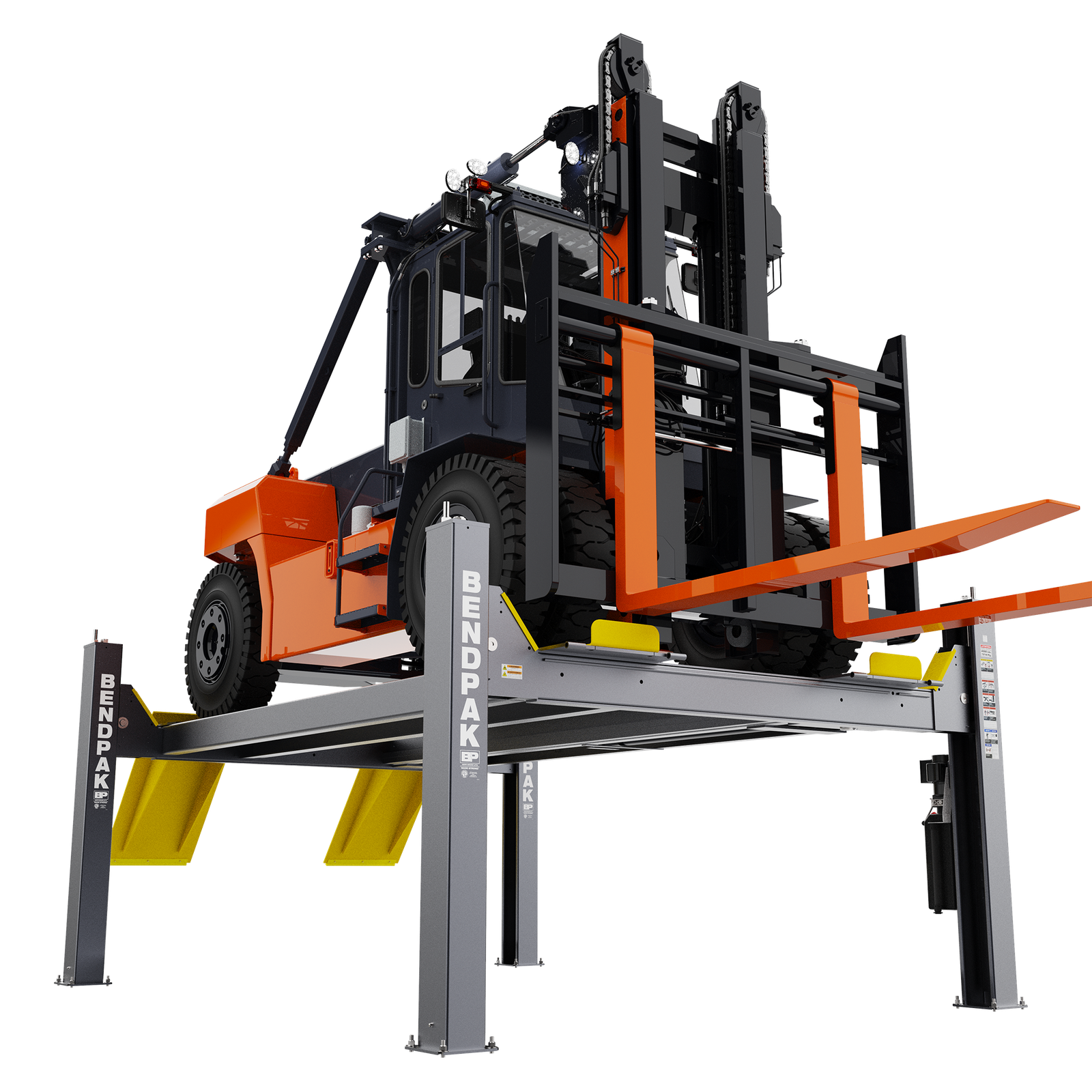 HDS40FL HDS40FL 5175616 super-duty four-post lift built for forklift maintenance and repair. Industrial-grade strength for heavy fleets.