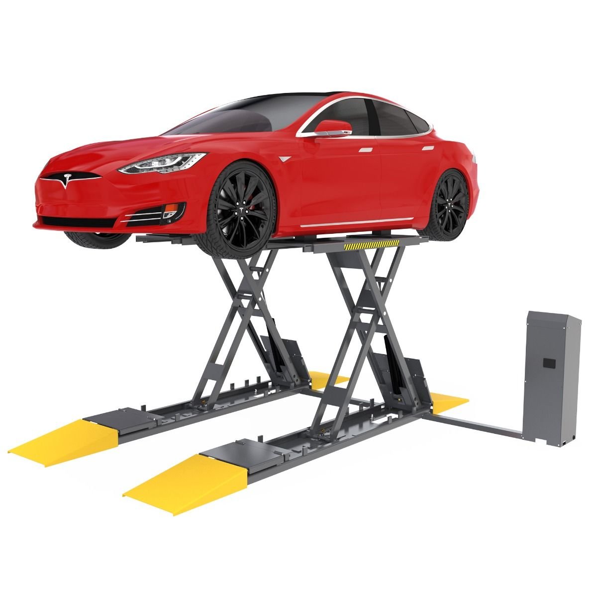 SP-7XE BendPak SP-7XE full-rise scissor lift delivers 7,000-lb lifting power with runways and professional shop performance. SKU 5175424.