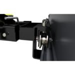 Technician using BendPak 6K bridge jack with high-pressure air-hydraulic power unit for professional lifting performance.