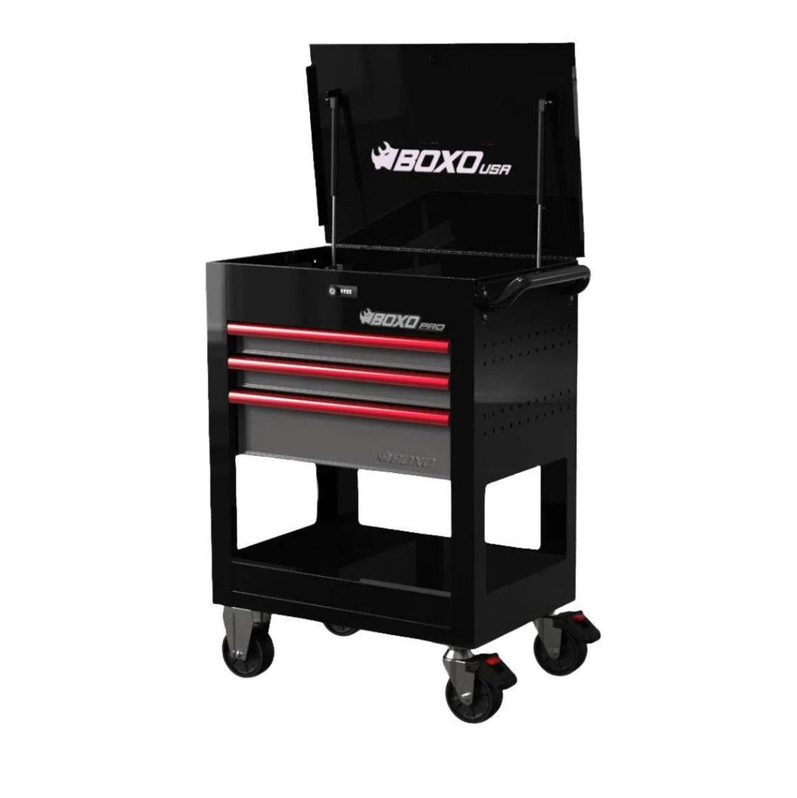 28" Service Cart,Bottom Box Empty 28" Service Cart,Bottom Box Empty