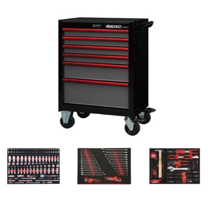 Pro Series tool box with 222-piece professional hand tool collection