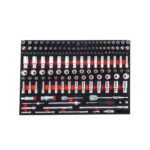 5-piece hammer set displayed in precision-cut foam for easy access.