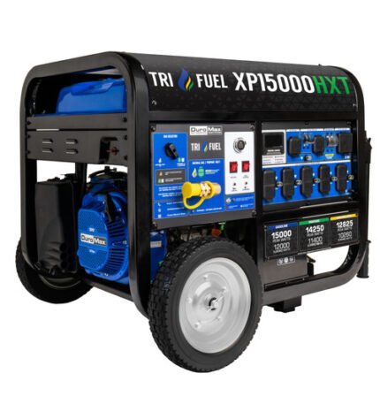 DuroMax Power Equipment DuroMax XP15000HXT 12000W Electric Start Tri-Fuel Portable Generator w/CO Alert gallery image 2