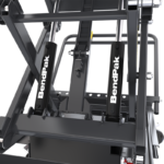 Detailed view of the dual hydraulic cylinders powering the BendPak EVS3000 scissor lift table (SKU 5175611), delivering smooth, controlled lifting for up to 3,000 lbs of shop equipment