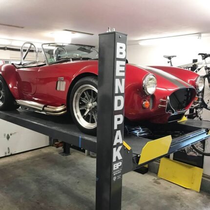 Max out garage space with HD-9ST 5175860. 9000-lb four-post lift built for clean home storage.