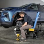 Performing brake maintenance and repair using a QuickJack 6000TLX portable car lift bundle