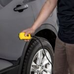 Push button control pendant for the QuickJack 6000TL portable car lift offering simple and precise lift operation.