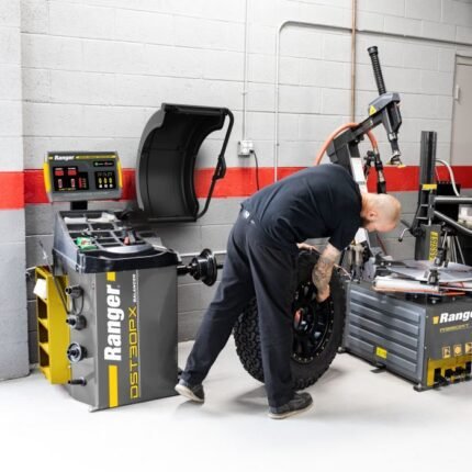 BendPak R76ATR tire machine paired with DST30PX wheel balancer combo package