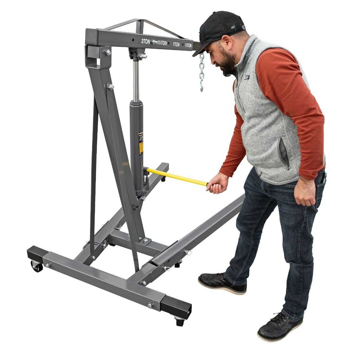 RSC-2TF Ranger RSC-2TF 2-Ton Folding Shop Crane - 5150105