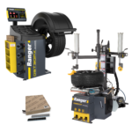 R980DP-L 110V wheel balancer with DST30PX system tape wheel weights and setup training kit