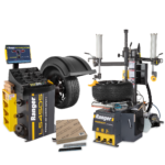 R980DP 220V wheel balancer with LS45DS system tape wheel weights and training package