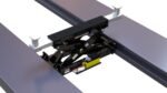 Heavy-duty 18,000-lb bridge jack supporting trucks, buses, and commercial vehicles