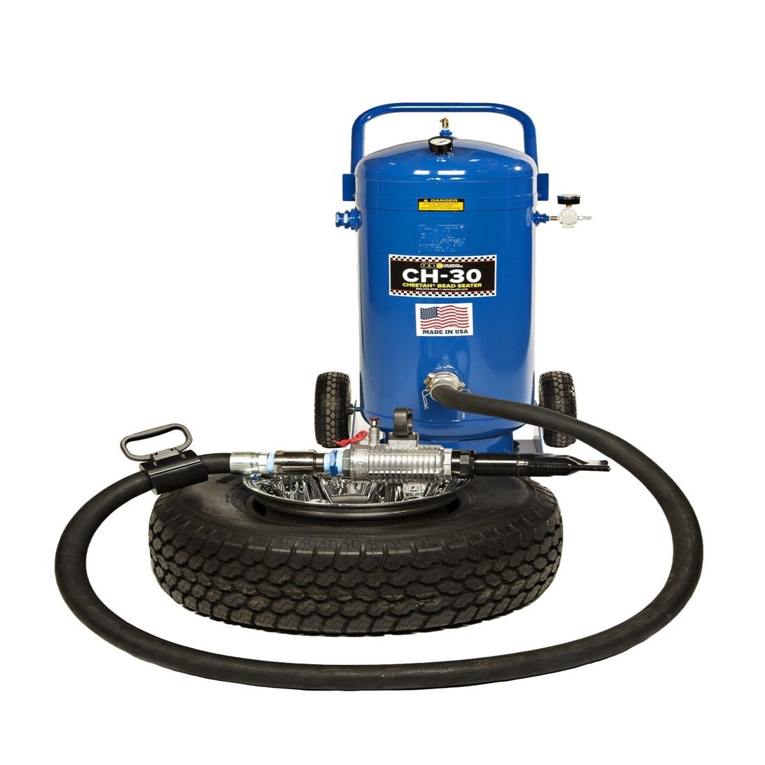 TSI CH-30 TSI-CH-30-6010476-Steel-Bead-Seater-30-Gallon
